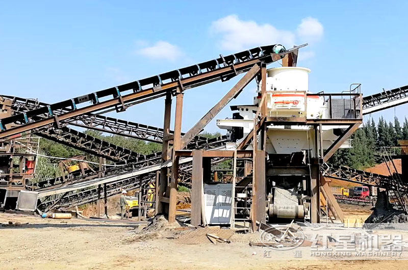 制砂機(jī)成品粒型好，成品多用于建筑工程，道路基建